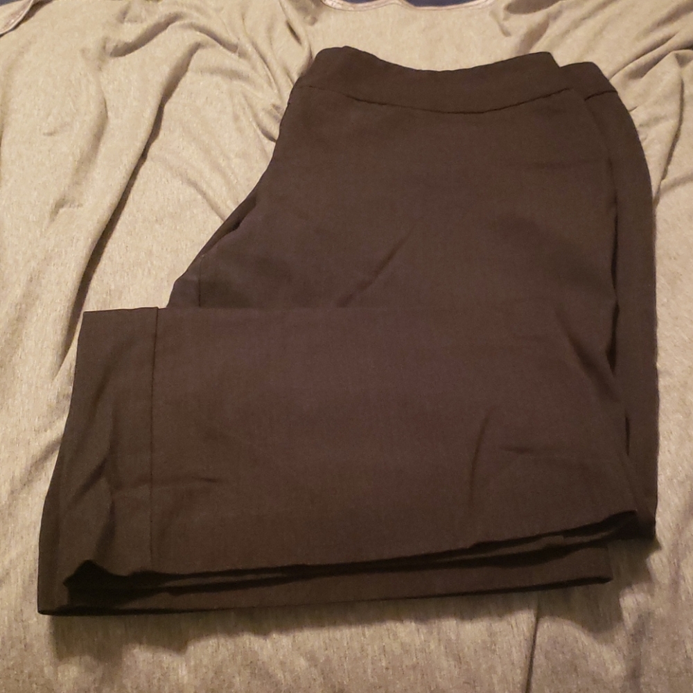 Size 18 wide leg charcoal dress pant
